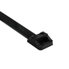 HellermannTyton T250R0HIRUVX2 Heavy Duty Cable Tie, 20.3" Long, UL Rated, 250lb Tensile Strength, PA66HIRHSUV, Black, 25/pkg