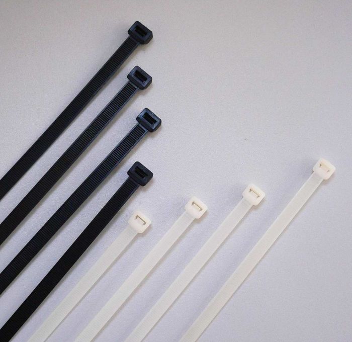 17.72" 120lb UV Black Cable Ties 100/bag Part # LHD18-120-0C 